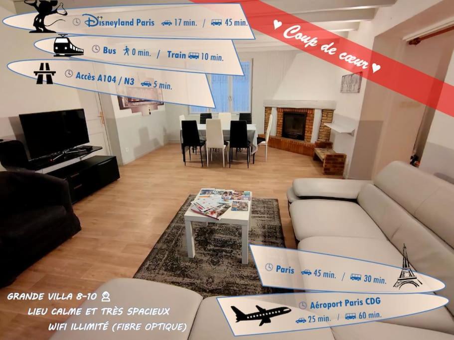 Pause Entre Deux Meaux ► Proche Disneyland Paris ► Wifi ► Netflix ► 24/24H Penchard ภายนอก รูปภาพ
